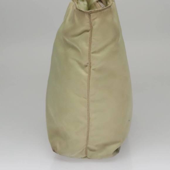 PRADA Hand Bag Nylon Beige Auth bs21346 - Picture 4 of 16